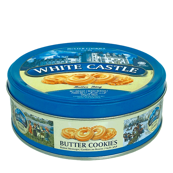 BISCOITO WHITE CASTLE 105G LT AMANTEIGADO