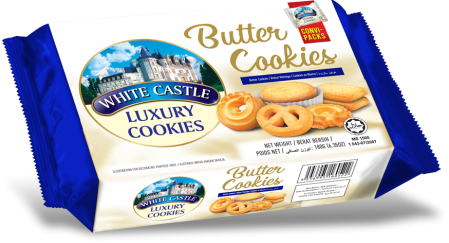 BISCOITO WHITE CASTLE 180G AMANTEIGADO