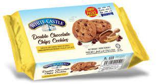 BISCOITO WHITE CASTLE 180G AMANTEIGADO GOTA CHOCOLATE DUPLO