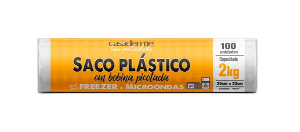 BOBINA CASA DE MÃE 25X33CM FREEZER/MICROONDAS