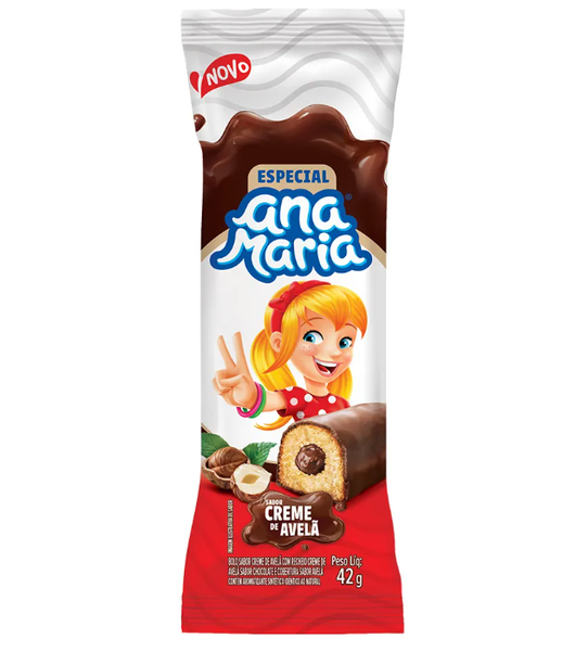 BOLINHO ANA MARIA 42G COBERTURA AVELÃ
