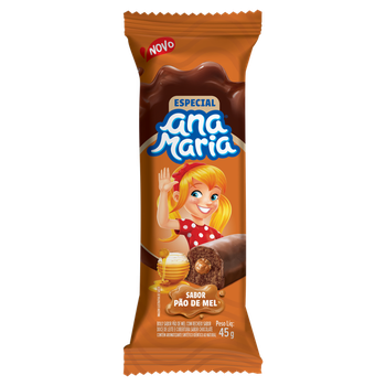 BOLINHO ANA MARIA 45G COBERTURA PÃO MEL