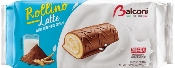 BOLINHO BALCONI 222G ROLLINHO LEITE