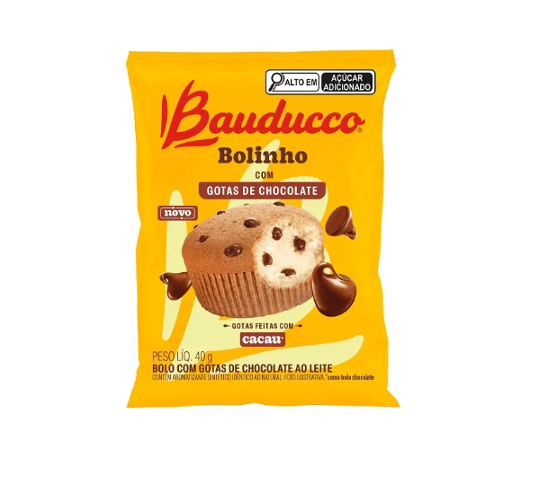 BOLINHO BAUDUCCO 40G GOTAS CHOCOLATE