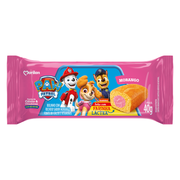 BOLINHO MARILAN 40G BAUNILHA/MORANGO