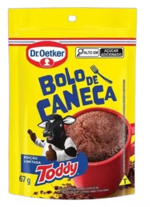 BOLO CANECA DR.OETKER 67G TODDY