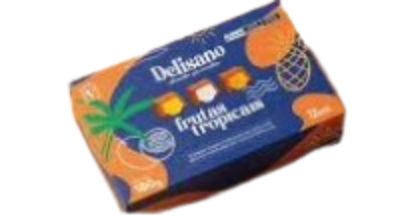 BOMBOM DELISANO CX 180G FRUTAS TROPICAIS