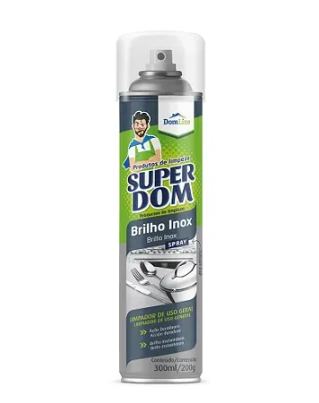 BRILHA INOX SUPER DOM AEROSOL 300ML LT