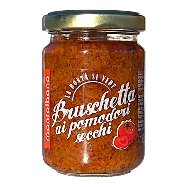 BRUSCHETTA MONTALBANO 130G TOMATE SECO
