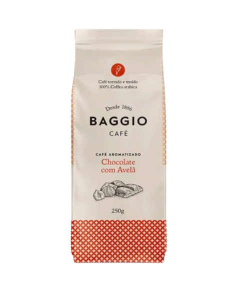 CAFÉ BAGGIO 250G AROMAS CHOCOLATE C/AVELÃ