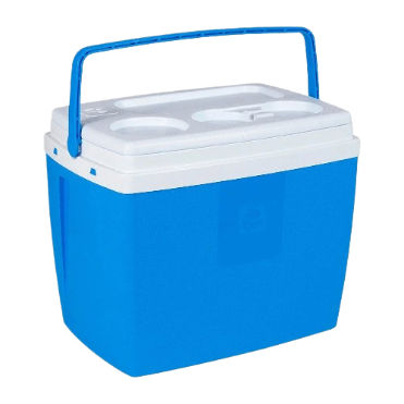 CAIXA TÉRMICA BEL 36L C/ALÇA AZUL
