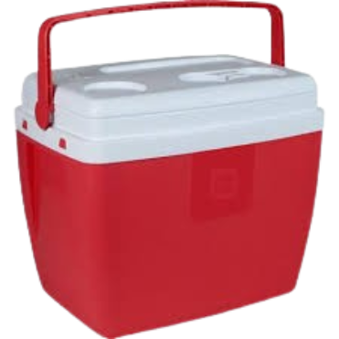 CAIXA TÉRMICA BEL 36L C/ALÇA VERMELHA