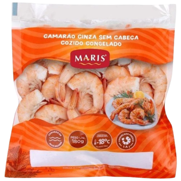 CAMARÃO MARIS 180G COZIDO S/CABEÇA 25/30