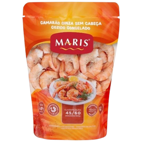 CAMARÃO MARIS 300G COZIDO S/CABEÇA 45/60