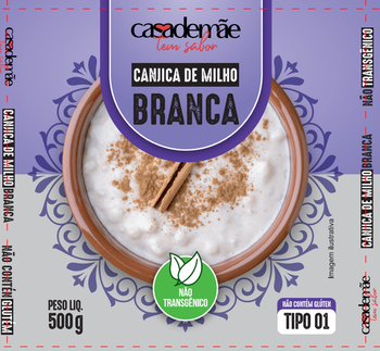 CANJICA CASA DE MÃE 500G BRANCA