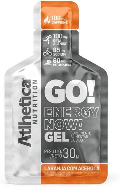 CARBOIDRATO ATLHETICA 30G GEL LARANJA/ACEROLA