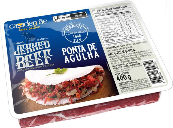 CARNE SECA CASA DE MÃE 400G PONTA DE AGULHA