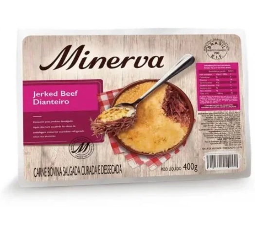 CARNE SECA MINERVA PUL 400G DIANTEIRO