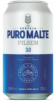 CERVEJA PURO MALTE 350ML LT 3.0