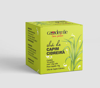 CHÁ CASA DE MÃE C/10 CAPIM CIDREIRA