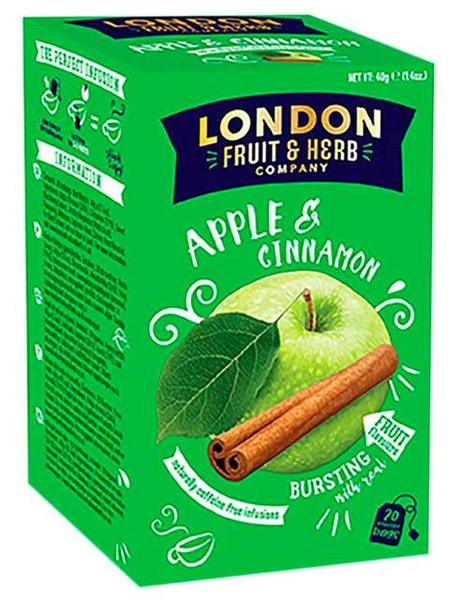 CHÁ LONDON 40G C/20 MAÇÃ/CANELA