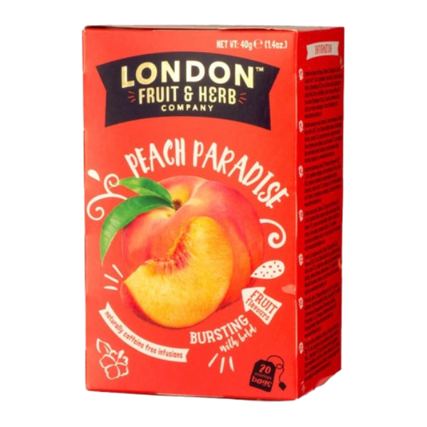 CHÁ LONDON 40G C/20 PESSEGO