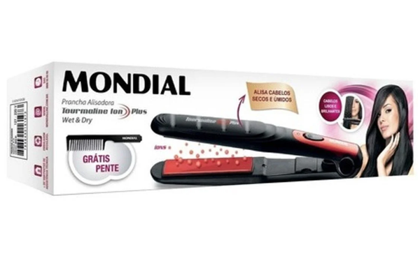 CHAPA ALISADORA MONDIAL ION PLUS