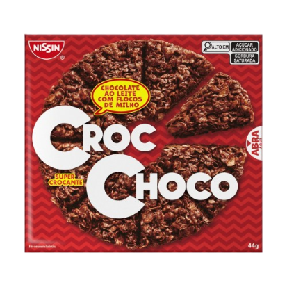CHOCOLATE CROC CHOCO 44G C/FLOCOS MILHO CHOCO AO LEITE
