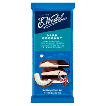 CHOCOLATE E WEDEL 100G DARK COCONUT