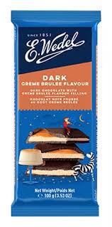 CHOCOLATE E WEDEL 100G DARK CREME BRULLE