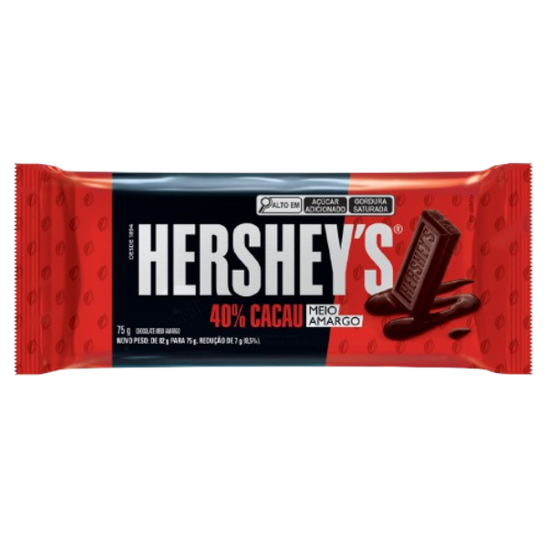 CHOCOLATE HERSHEYS 75G 40% CACAU MEIO AMARGO