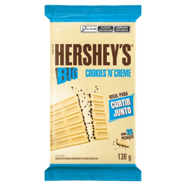 CHOCOLATE HERSHEYS BIG 138G COOKIES CREME