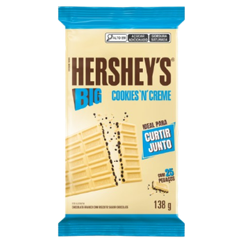 CHOCOLATE HERSHEYS BIG 138G COOKIES CREME