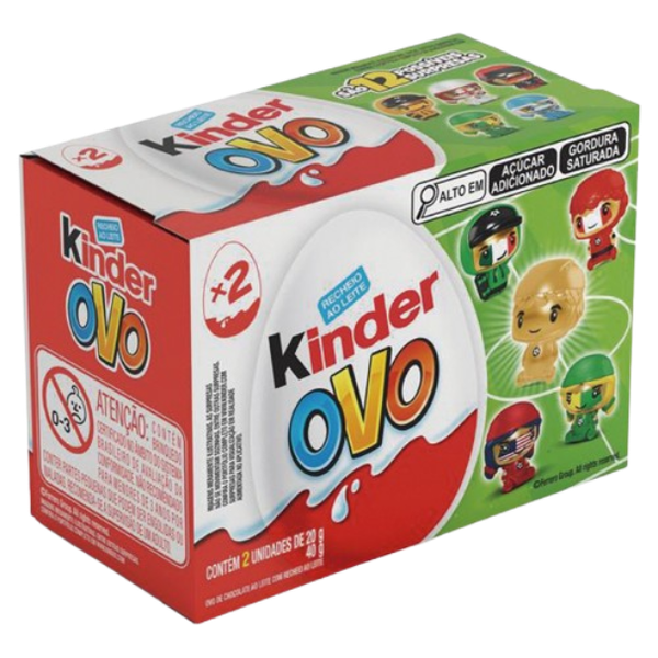 CHOCOLATE KINDER OVO 40G C/2 SURPRESA COPA DO MUNDO
