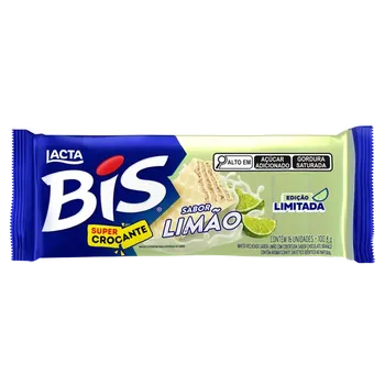 CHOCOLATE LACTA BIS 100.8G C/16 LIMÃO