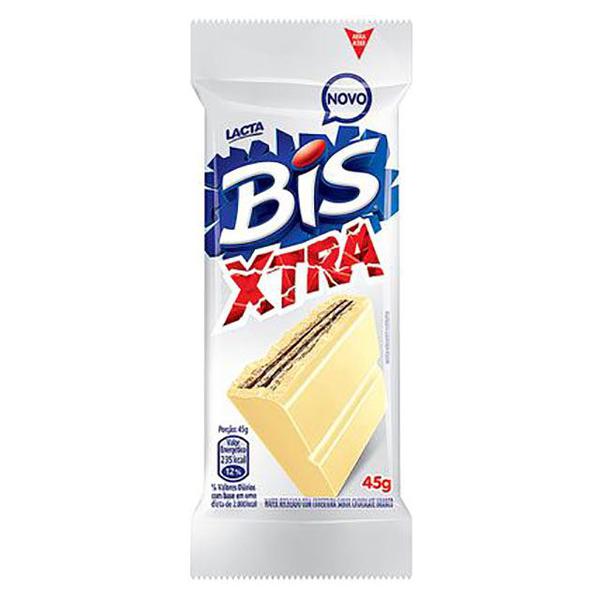 CHOCOLATE LACTA BIS XTRA 45G BRANCO