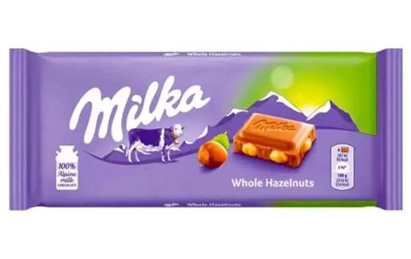 CHOCOLATE MILKA 100G AVELÃ