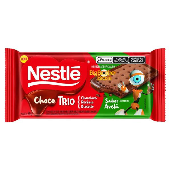 CHOCOLATE NESTLE 90G CHOCOTRIO AVELÃ