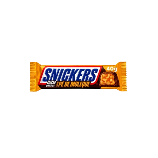 CHOCOLATE SNICKERS 40G PÉ DE MOLEQUE