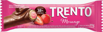 CHOCOLATE TRENTO 29G MORANGO