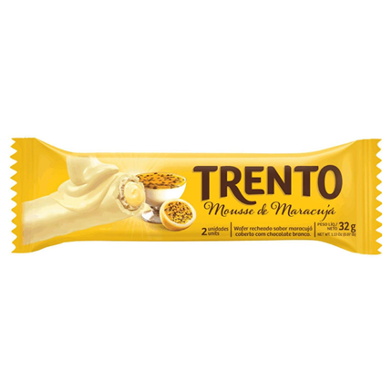 CHOCOLATE TRENTO 32G MOUSSE MARACUJÁ