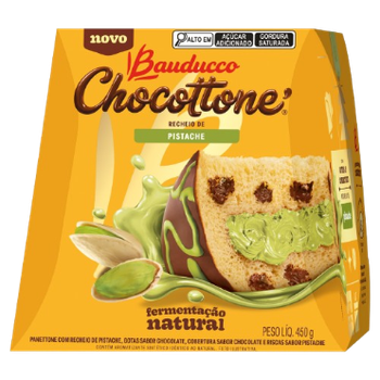 CHOCOTTONE BAUDUCCO 450G MAXI GOTAS PISTACHE
