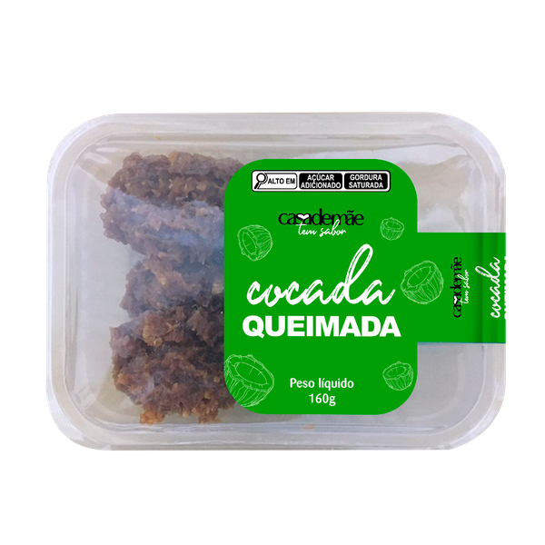 COCADA CASA DE MÃE 160G BDJ QUEIMADA