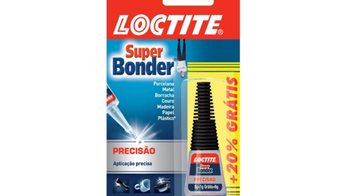 COLA INSTANTÂNEA SUPER BONDER LOCTITE 5G. PRECISÃO 20%GRÁTIS