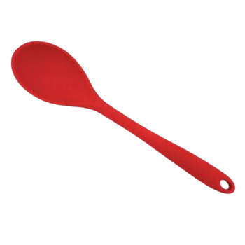 COLHER CASA DE MÃE SILICONE VERMELHA