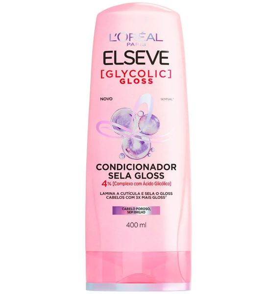 CONDICIONADOR ELSEVE 400ML GLYCOLIC GLOSS