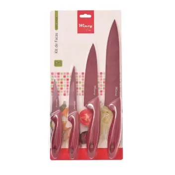 CONJUNTO FACA RIO DE OURO 4PCS COLOR