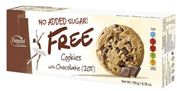 COOKIES BOGUTTI FREE 135G GOTAS CHOCOLATE 20%