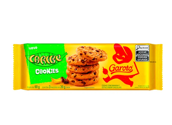 COOKIES GAROTO 60G CARIBE