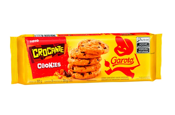 COOKIES GAROTO 60G CHOCOLATE CROCANTE
